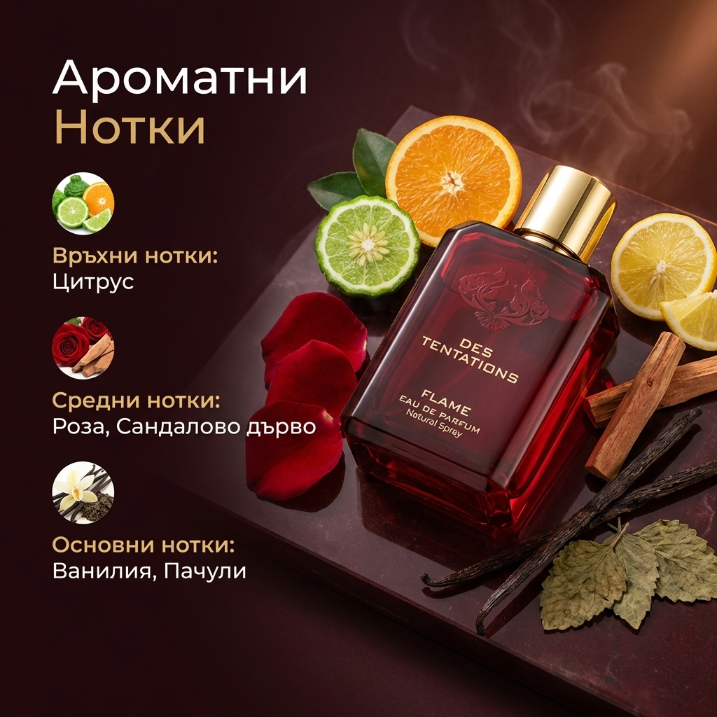 Des Tentations Flame EDP EDP 100 мл. - Мъжки Парфюм