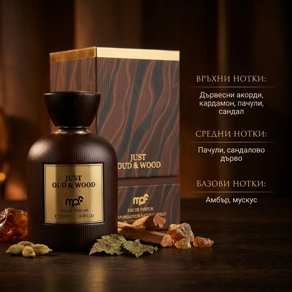Just Oud And Wood EDP 100 мл. - Унисекс