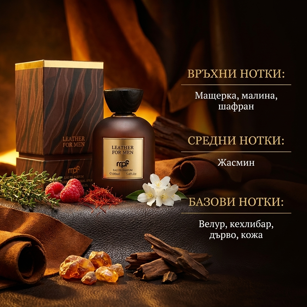 Leather for Men EDP 100 мл. - Мъжки парфюм