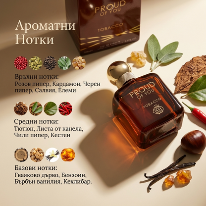 Proud of You Tobacco EDP 100 мл. - Мъжки Парфюм