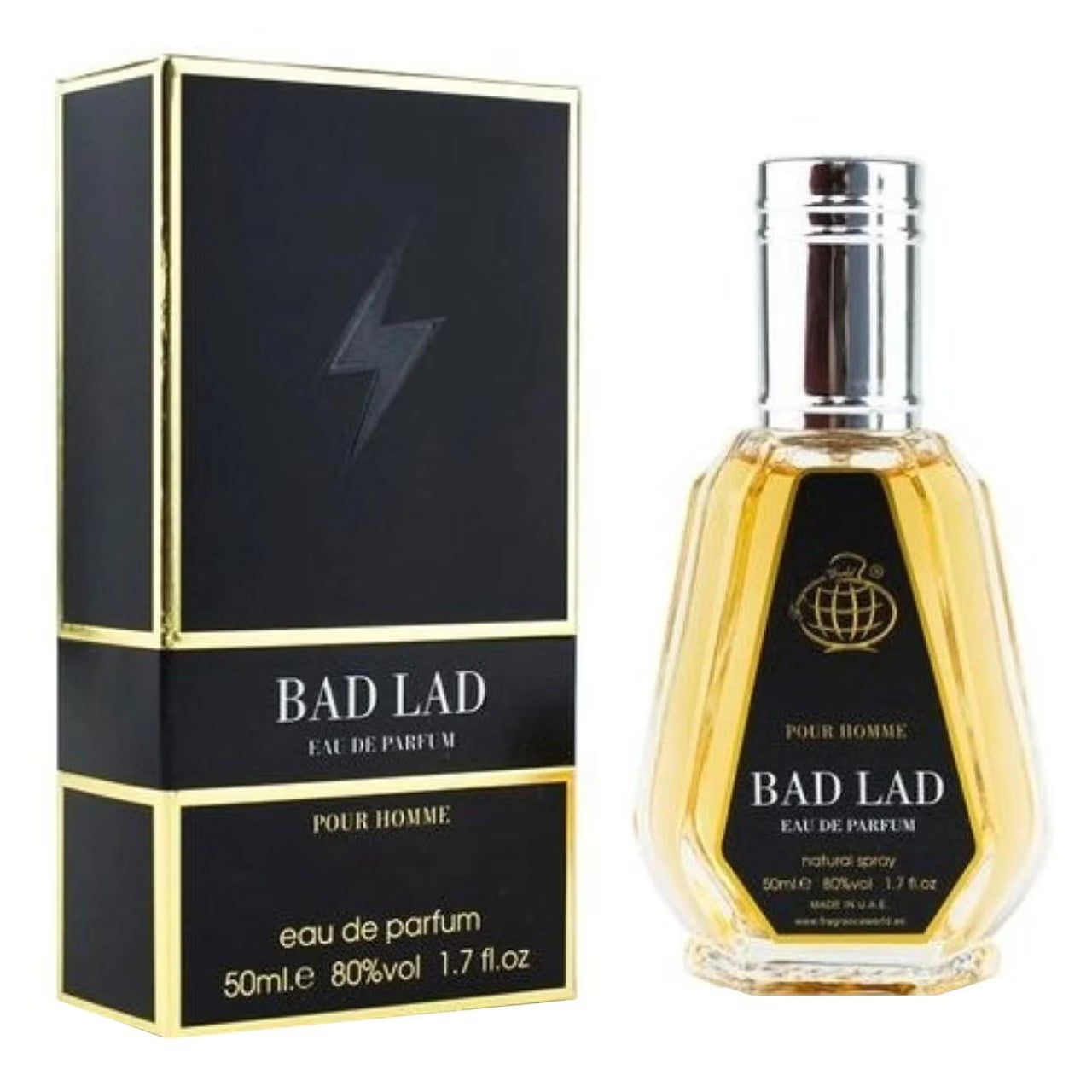 Мъжки Парфюм Fragrance World Bad Lad Pour Homme EDP 50 мл.